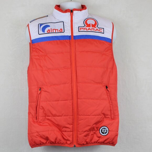 Pramac Racing Ducati Motorcycle Team Jilet Bodywarmer  Vest Mens Size M - Picture 2 of 9